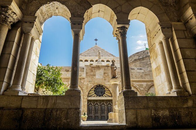 2-Day Best of Israel Tour from Tel Aviv: Jerusalem, Bethlehem and Masada Tour - Bethlehem and the Church of the Nativity: the day’s big crossing