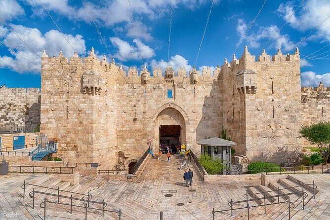 2024 Israel Christmas Holy Land Tour - Bethlehem Midnight Mass - Day 3: illuminated Jerusalem views, Via Dolorosa energy, then Bethlehem at night