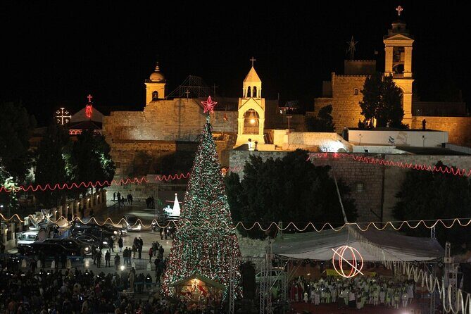 2024 Israel Christmas Holy Land Tour - Bethlehem Midnight Mass - Day 4: Holy Land walking time in the Via Dolorosa corridor