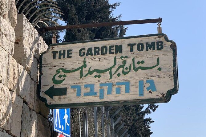 In The Footsteps of Jesus Day Tour - Dguide Self Guiding App - Via Dolorosa to Austrian Hospice: bronze station markers and a rooftop break