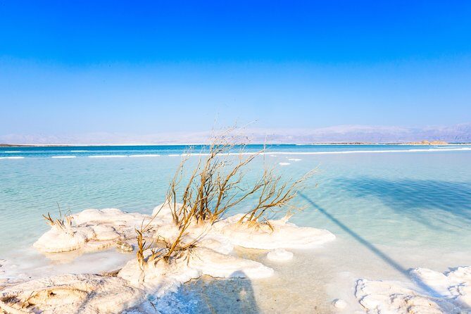 Masada and Dead Sea from Tel Aviv - Dead Sea afternoon: floating with history in the background
