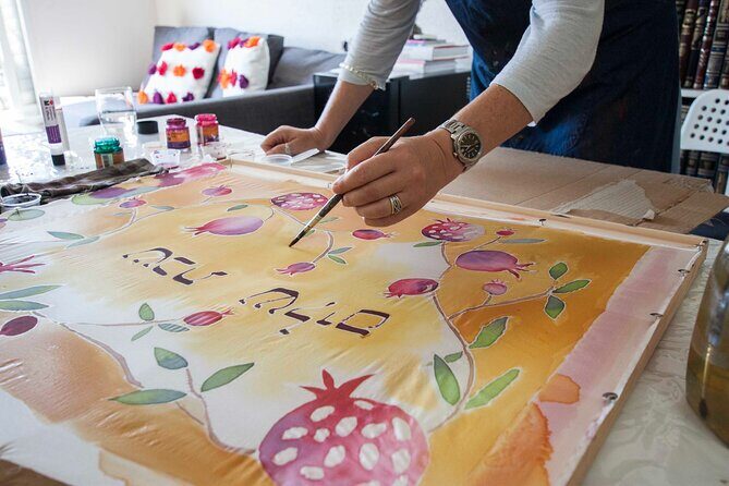 Private Silk Painting Workshop in Jerusalem - Create a scarf - - Choosing Your Pattern: The Ahead-of-Time Part That Makes It Personal